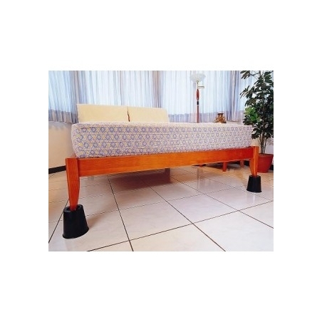 Elevadores cónicos para camas y sillas, 4 uds, 15x7x15 cm