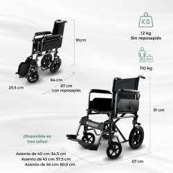 Silla de ruedas | Plegable...